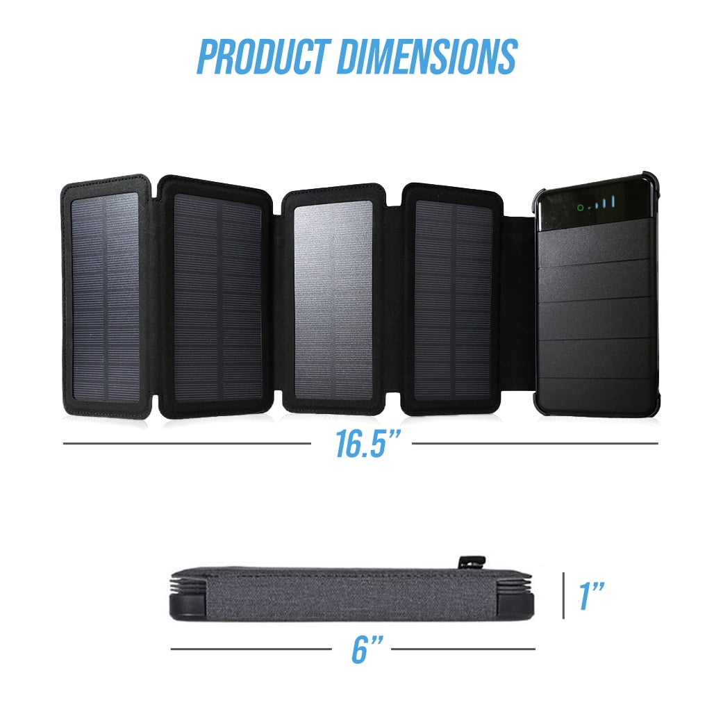 Sirius Survival 10,000mAh Solar Power Bank