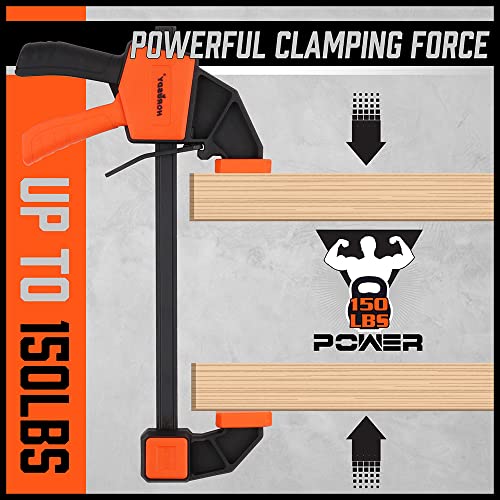 6-Pack Wood Clamps Set for Easy Woodworking