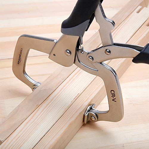 Amazon Basics 28 cm Metal Clamps, 2-Pack