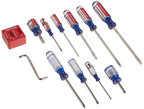 12-Piece CRAFTSMAN Screwdriver Set with Acetate Handles