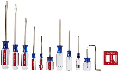 12-Piece CRAFTSMAN Screwdriver Set with Acetate Handles
