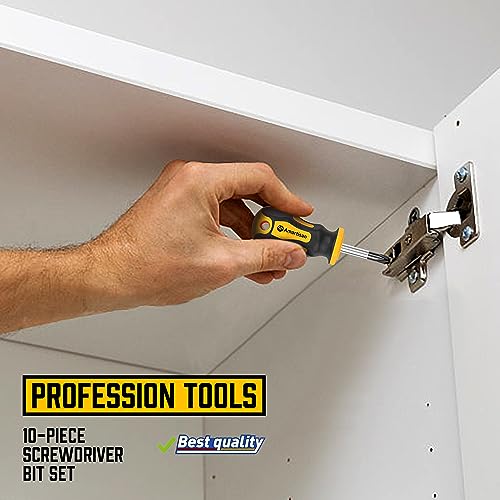 10-Piece Magnetic Screwdriver Set for Woodworking