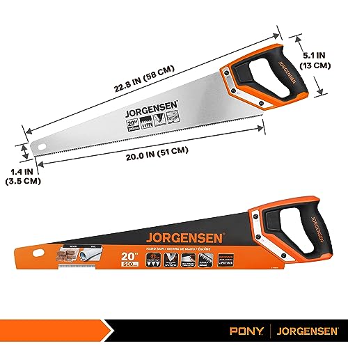 JORGENSEN 20-Inch Pro Hand Saw with Ergonomic Handle