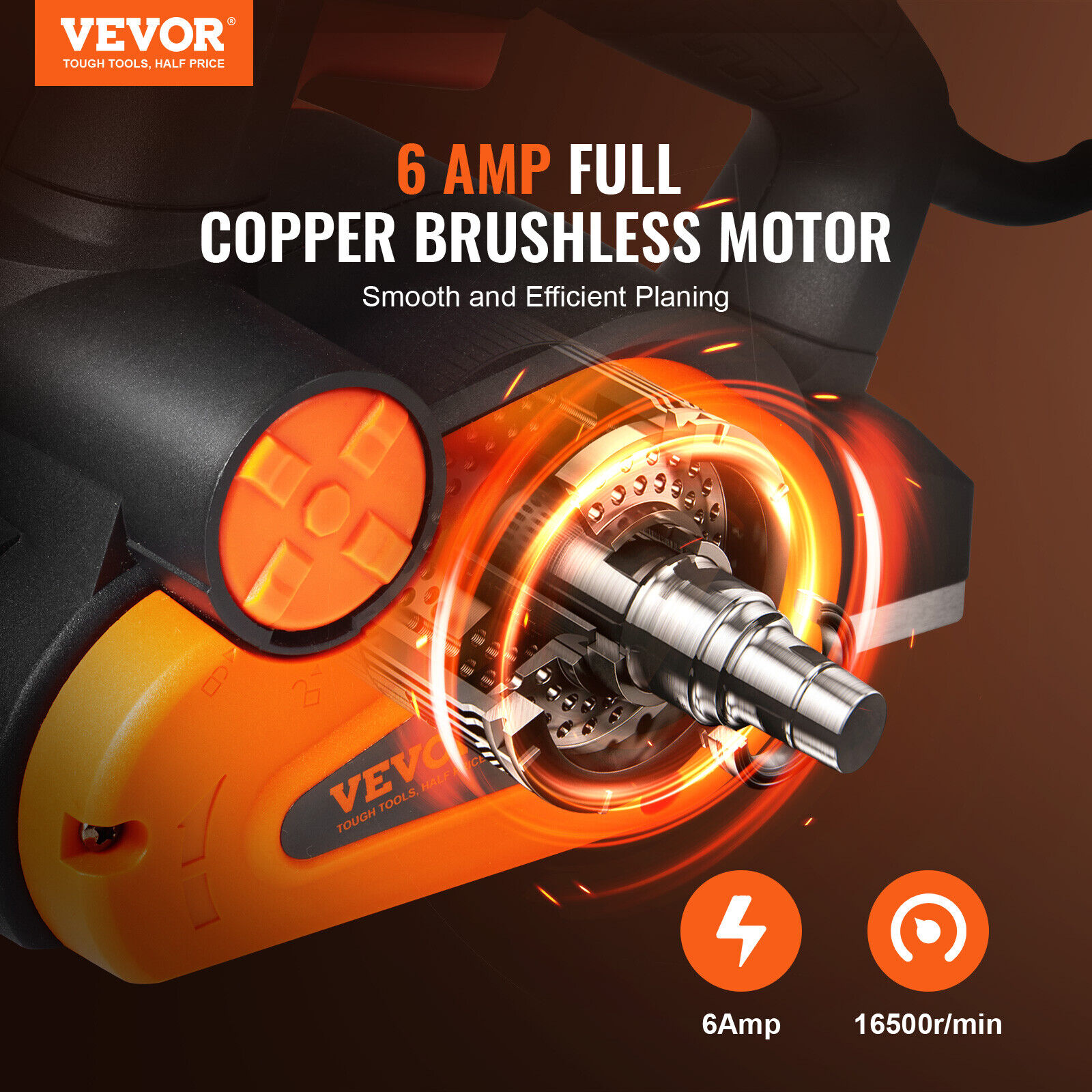 VEVOR 3-1/4" Electric Hand Planer for Woodworking