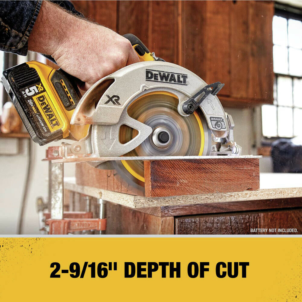 DEWALT 20V MAX Cordless Circular Saw, 7-1/4 Inch