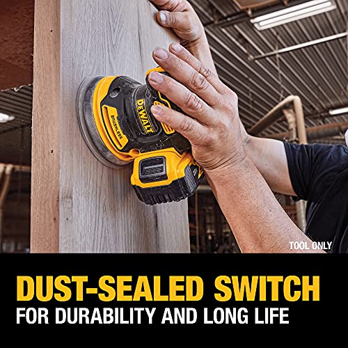 DEWALT 20V MAX Brushless Orbital Sander Only
