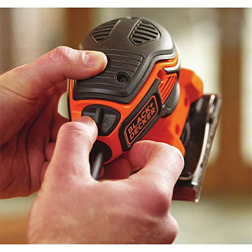 Black+Decker 1/4 Sheet Orbital Sander with Paddle Switch