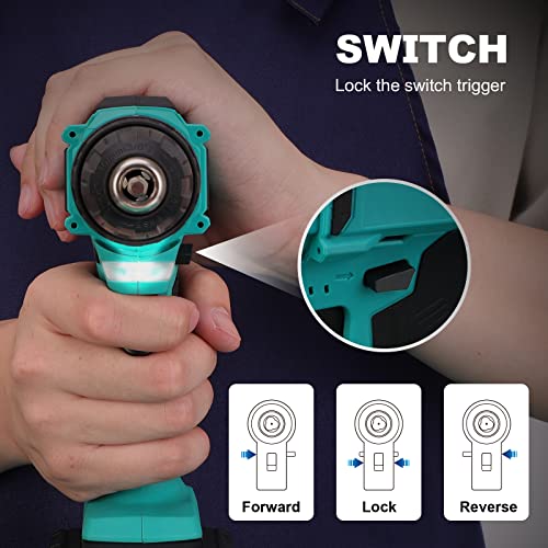 COMOWARE 20V Cordless Drill and Bit Set