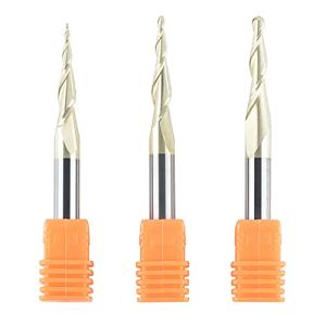 SpeTool 3-Piece Carbide Ball Nose Router Bits