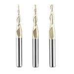 SpeTool 3-Piece Carbide Ball Nose Router Bits