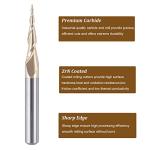 SpeTool 3-Piece Carbide Ball Nose Router Bits