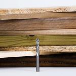 5-Pack 6.35mm Carbide Spiral Router Bits