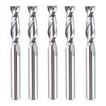 SpeTool 5-Piece 6.35mm UpCut Router Bit Set