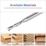 SpeTool 5PCS Compression Router Bit Set, 3/16