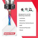 Amana Tool 1/4" Carbide Spiral Plunge Router Bit