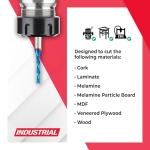 Amana Tool Spektra Carbide Spiral Plunge Router Bit