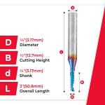 Amana Tool 1/8" Up-Cut CNC Router Bit