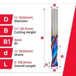 Amana Tool 46172-K Spektra Extreme CNC Bit