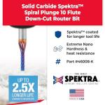 Amana Tool Carbide CNC Down-Cut Router Bit