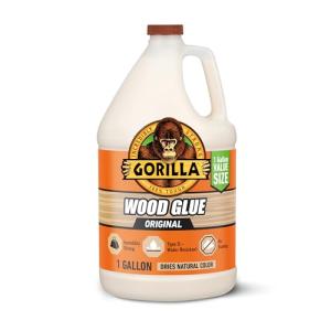 Gorilla Wood Glue, 1 Gallon, Water Resistant