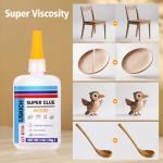 Clear Super Glue for Woodwork - 6 x 1 fl oz