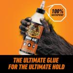 Gorilla Waterproof Wood Glue, Natural, 18 Ounces