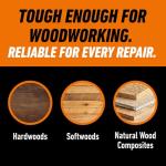 Gorilla Waterproof Wood Glue, Natural Color, 18 Ounces