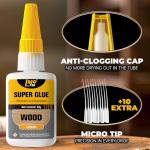 60g Wood Super Glue for Instant Repairs
