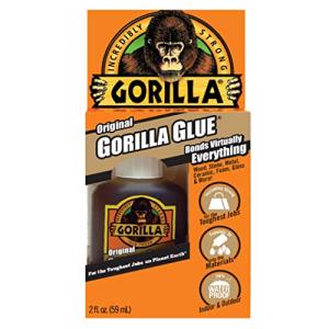 Gorilla Waterproof Polyurethane Glue, 2oz Brown