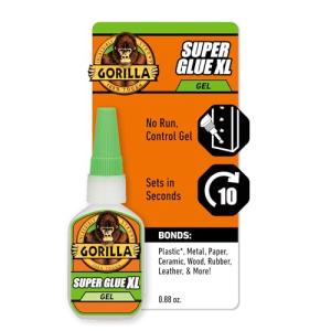 Gorilla Super Glue Gel XL for Easy Repairs