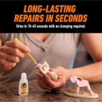 Gorilla Super Glue with Brush and Nozzle, 12g