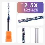 SpeTool 1/8" Downcut Router Bit with 1/4" Shank