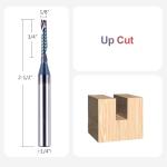 SpeTool 1/8 Inch Carbide Router Bit for CNC