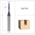 SpeTool 1/8 Inch Upcut CNC Router Bits
