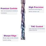 SpeTool 5PCS Compression Spiral Router Bits Set