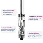 SpeTool 1/2" Carbide Flush Trim Router Bit