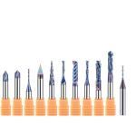 SpeTool 10PC CNC Router Bit Set with TAC Coating