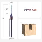 SpeTool 10PC CNC Router Bit Set with TAC Coating