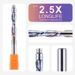 SpeTool 1/4 Inch Downcut Spiral Router Bit