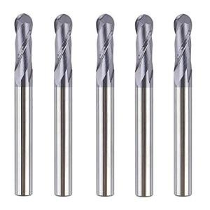SpeTool 5PCS Ball Nose CNC Router Bits