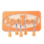 SpeTool 5-Piece CNC Router Bit Set for Woodworking