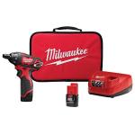 Milwaukee M12 12V Cordless Hex Screwdriver Kit