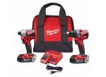Milwaukee M18 Compact Brushless 2-Tool Combo Kit