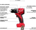Milwaukee M18 Compact Brushless 1/2 Inch Drill