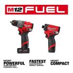 Milwaukee M12 Fuel 2-Tool Combo Set