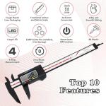 Esydon 6-Inch Digital Caliper with LCD Screen