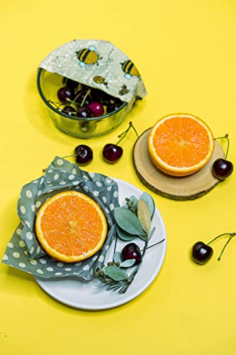 Assorted 6 Pack Reusable Beeswax Food Wraps