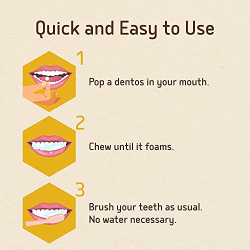 SUPERBEE Eco-Friendly Fluoride-Free Toothpaste Tabs