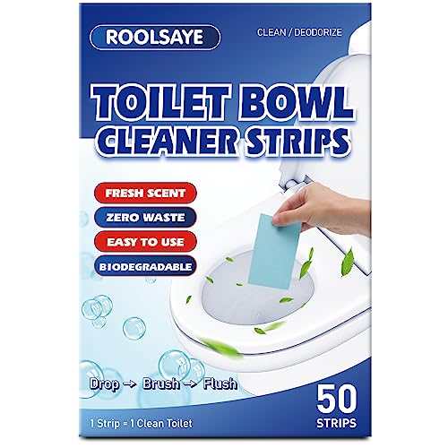 Plastic-Free Toilet Cleaner Strips - 50 Count