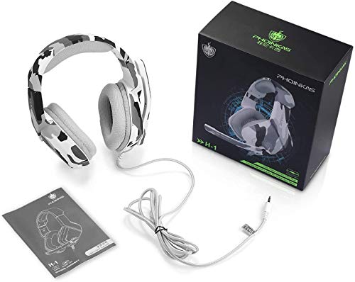 PHOINIKAS Gaming Headset with 7.1 Surround Sound